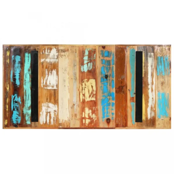 Jedálenský stôl drevo / oceľ Dekorhome 120x60x76 cm