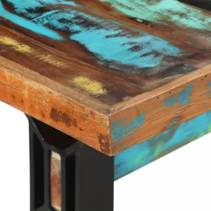 Jedálenský stôl drevo / oceľ Dekorhome 120x60x76 cm