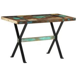 Jedálenský stôl drevo / oceľ Dekorhome 120x60x76 cm