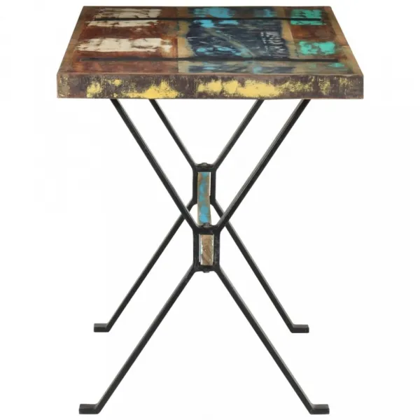 Jedálenský stôl drevo / oceľ Dekorhome 120x60x76 cm