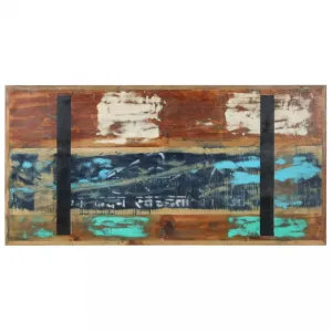 Jedálenský stôl drevo / oceľ Dekorhome 120x60x76 cm