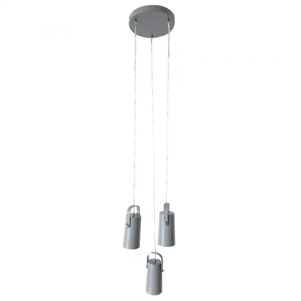 Závesná lampa DEVAN Tempo Kondela Sivá