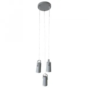 Závesná lampa DEVAN Tempo Kondela Sivá