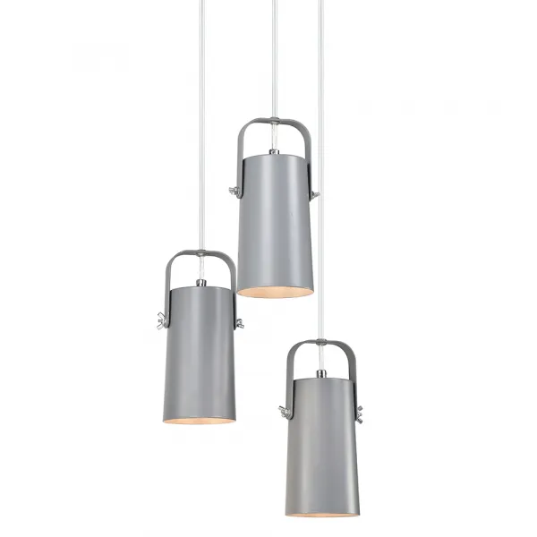 Závesná lampa DEVAN Tempo Kondela Sivá