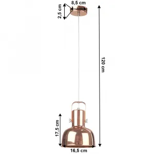 Závesná lampa AVIER TYP 3 Tempo Kondela Strieborná