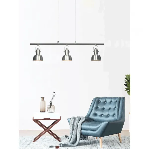Závesná lampa AVIER TYP 4 Tempo Kondela Strieborná