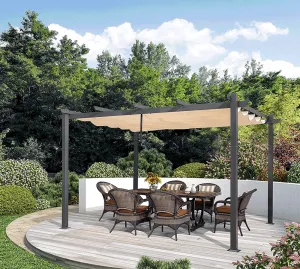 Hliníková pergola PEPY BASIC so zaťahovacou strechou Tempo Kondela