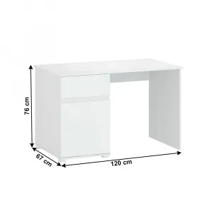 Písací stôl LINDY 1D1S / 120 Tempo Kondela