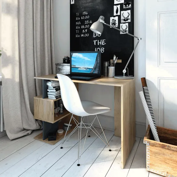 PC stôl ABES Tempo Kondela Dub artisan / sivá