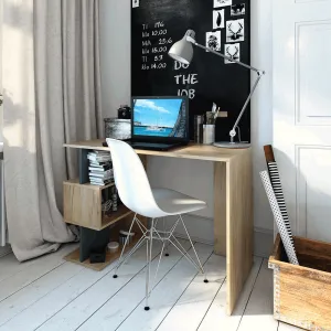 PC stôl ABES Tempo Kondela Dub artisan / sivá