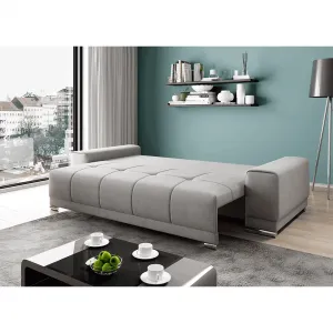 Rozkladacia pohovka, svetlosivá, KEVAN BIG SOFA