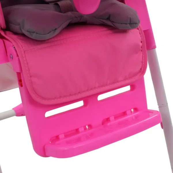 Detská jedálenská stolička Dekorhome Šedá