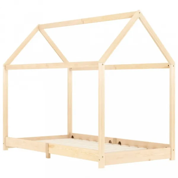 Detská posteľ 90x200 borovica Dekorhome Bílá