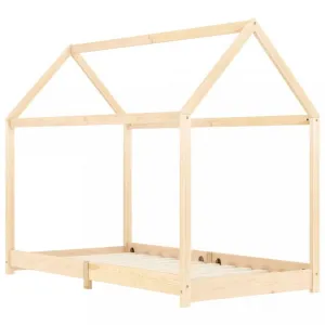 Detská posteľ 90x200 borovica Dekorhome Bílá