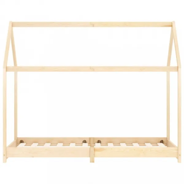 Detská posteľ 90x200 borovica Dekorhome Bílá