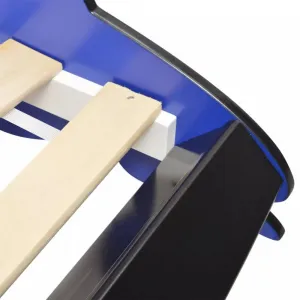 Detská posteľ závodné auto Dekorhome Modrá