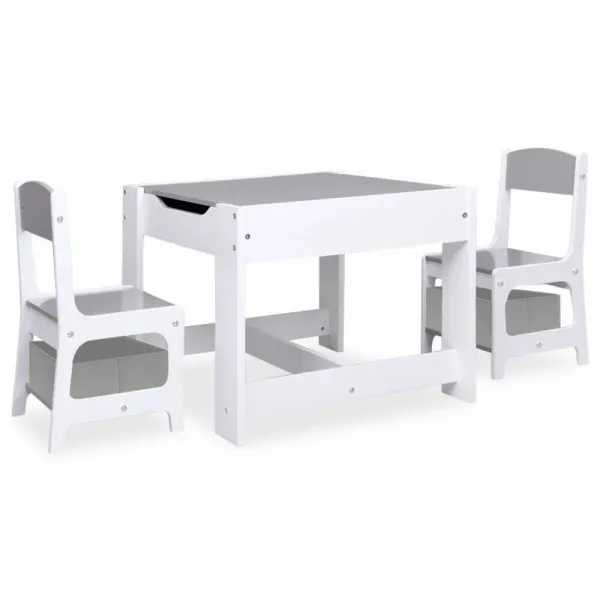 Detský set MDF Dekorhome Bílá