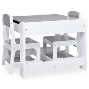 Detský set MDF Dekorhome Bílá