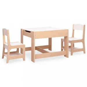 Detský set MDF Dekorhome Bílá