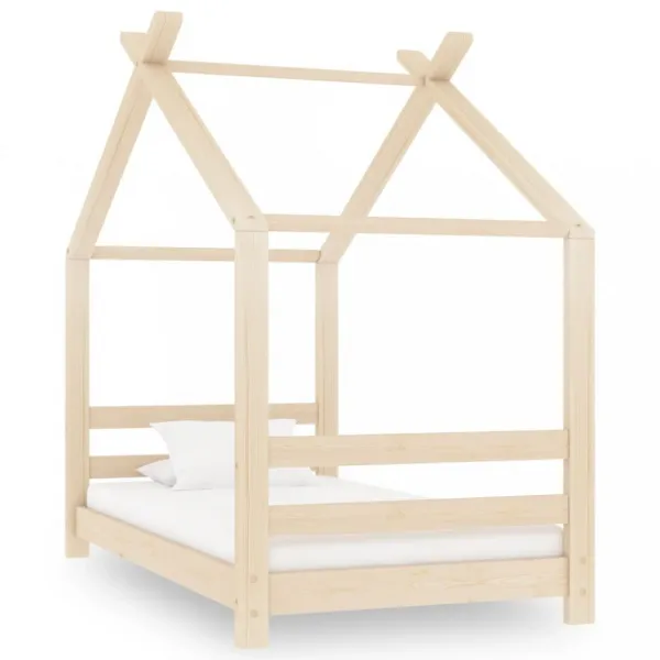 Detská posteľ 70x140 borovica Dekorhome Bílá