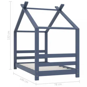 Detská posteľ 70x140 borovica Dekorhome Bílá