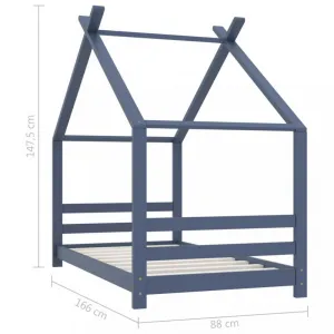 Detská posteľ 80x160 borovica Dekorhome Bílá