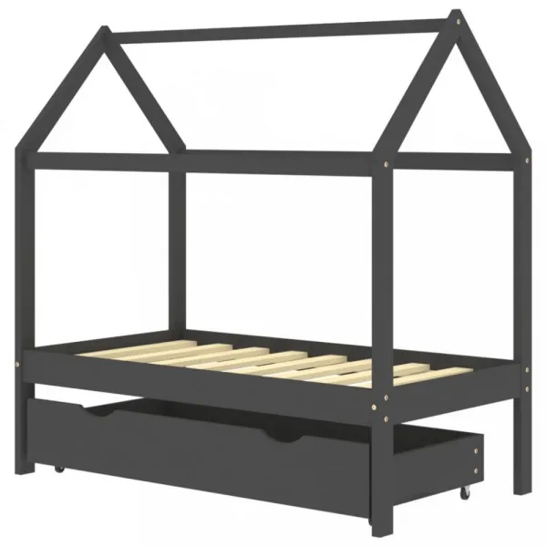 Detská posteľ 70x140 borovica Dekorhome Bílá