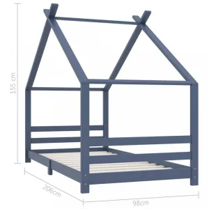 Detská posteľ 90x200 borovica Dekorhome Bílá