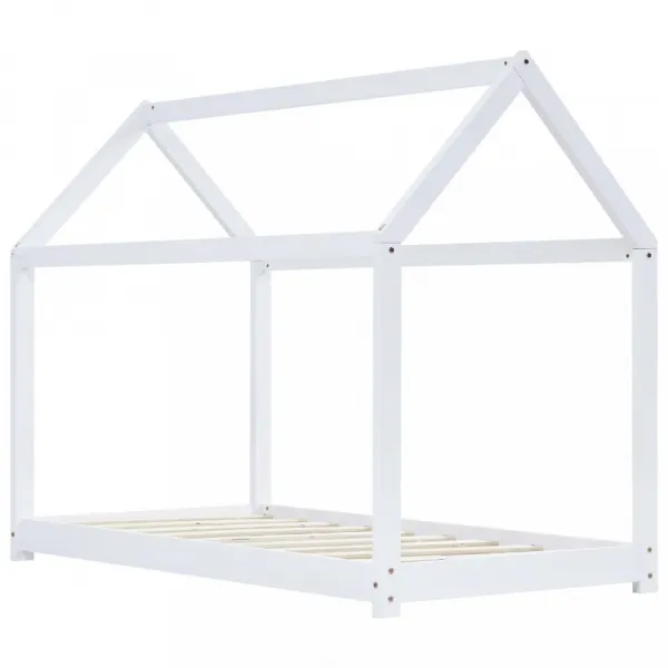 Detská posteľ 80x160 borovica Dekorhome Bílá