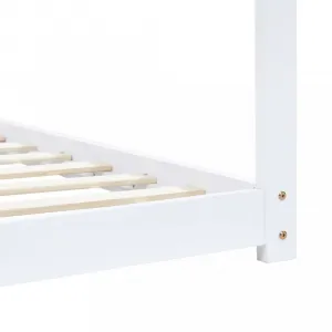 Detská posteľ 80x160 borovica Dekorhome Bílá