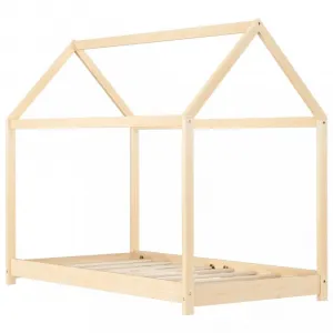 Detská posteľ 70x140 borovica Dekorhome Bílá
