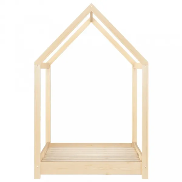 Detská posteľ 70x140 borovica Dekorhome Bílá