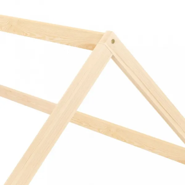 Detská posteľ 70x140 borovica Dekorhome Bílá