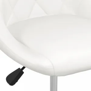 Kancelárska stolička umelá koža / chróm Dekorhome Černá