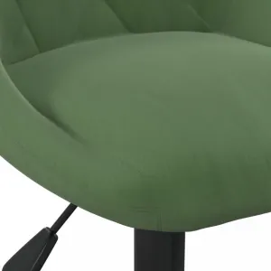 Otočná jedálenská stolička 2 ks zamat / kov Dekorhome