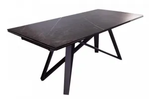 Rozkladací jedálenský stôl IOLA Dekorhome Grafit