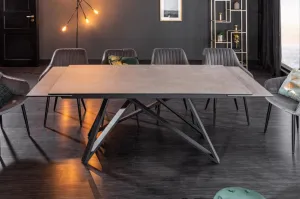 Rozkladací jedálenský stôl IOLA Dekorhome Grafit