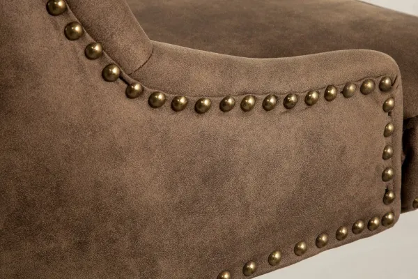 Chesterfield kancelárske kreslo KELEOS Dekorhome Tmavohnedá
