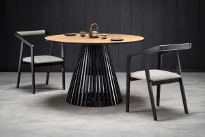 HALMAR Konferenčný stolík MIYAKI 120 cm prírodný dub/čierny