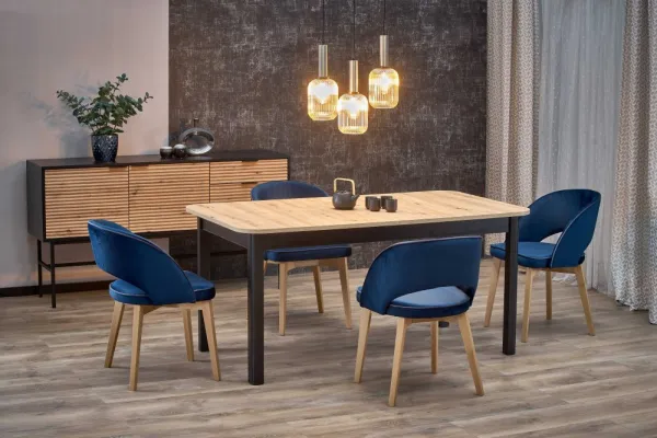 Rozkladací jedálenský stôl FLORIAN Biela