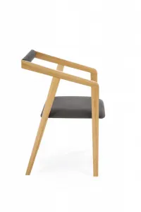 Jedálenské kreslo AZUL Halmar Čierna