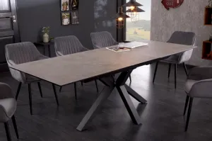 Rozkladací jedálenský stôl EUFEMOS Dekorhome Mramor
