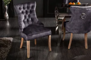 Chesterfield jedálenská stolička 2 ks FRIXON Dekorhome Béžová