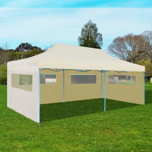 Skladací nožnicový stan 3x6 m Dekorhome Modrá