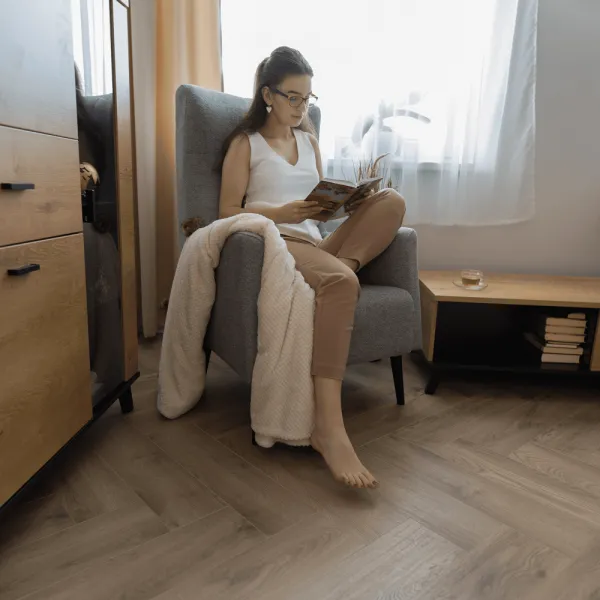 Ušiak kreslo SAMY Kondela Hnedá