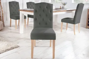 Chesterfield jedálenská stolička 2 ks FRIXON Dekorhome Béžová