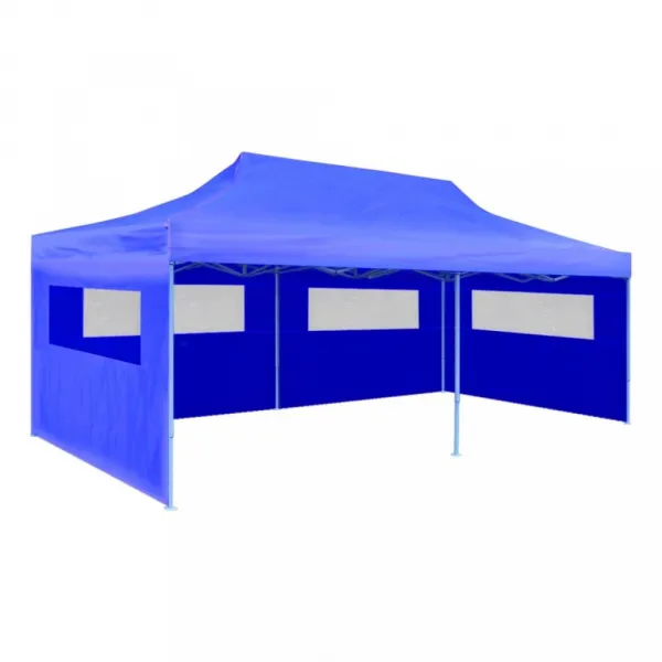Skladací nožnicový stan 3x6 m Dekorhome Modrá