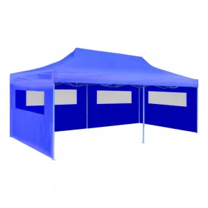 Skladací nožnicový stan 3x6 m Dekorhome Modrá