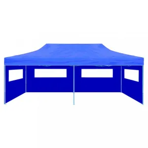 Skladací nožnicový stan 3x6 m Dekorhome Modrá