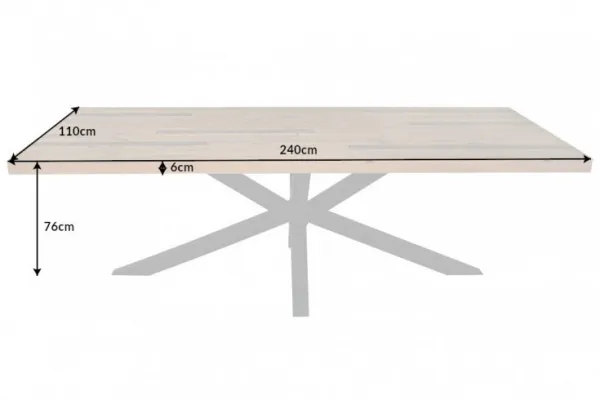 Jedálenský stôl MORFEUS Dekorhome 240x110x76 cm